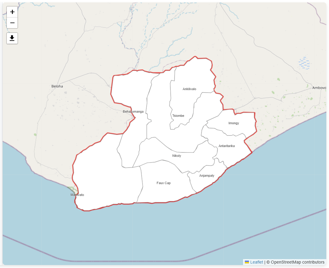 Carte TSIHOMBE